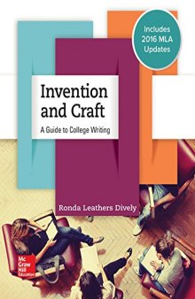 Invention and Craft: A Guide to College Writing