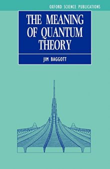 The Meaning of Quantum Theory: A Guide for Students of Chemistry and Physics