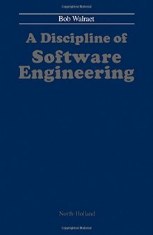 A Discipline of Software Engineering