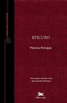 Epicuro. Máximas Principais
