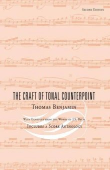 The Craft of Tonal Counterpoint