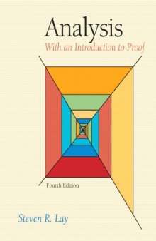 Analysis: With an Introduction to Proof