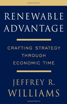 Renewable Advantage: Crafting Strategy Through Economic Time