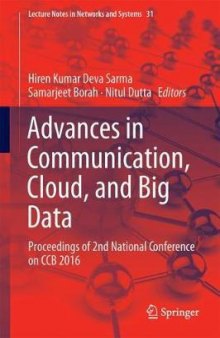 Advances in Communication, Cloud, and Big Data: Proceedings