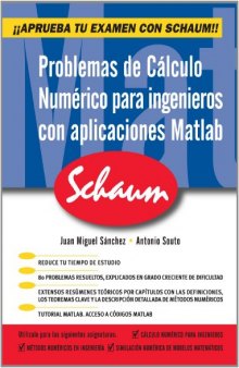 Problemas de cálculo numérico para ingenieros con aplicaciones Matlab