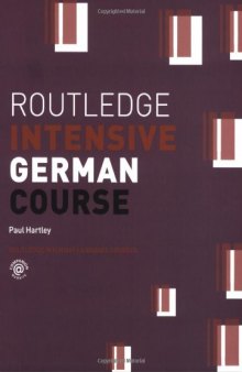 Routledge Intensive German Course (Audio CD)