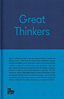 Great Thinkers: Simple Tools from Sixty Great Thinkers to Improve Your Life Today.