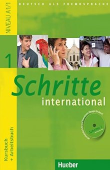Schritte International. 1 Kursbuch + Arbeitsbuch (Audio CD 1, 2 & 3)