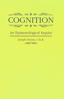 Cognition: An Epistemological Inquiry: Philosophy