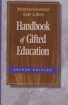 Handbook of Gifted Education