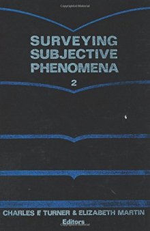 Surveying Subjective Phenomena, Volume 2
