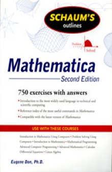 Schaum's Outlines Mathematica 2nd Edition