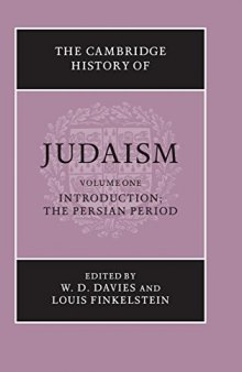The Cambridge History of Judaism, Vol. 7. The Early Modern World, 1500-1815