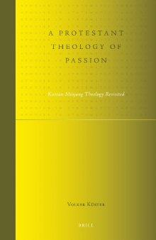 A Protestant Theology of Passion: Korean Minjung Theology Revisited