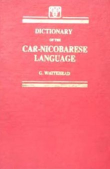 Dictionary of the Car-Nicobarese language