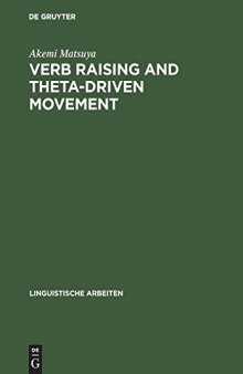 Verb Raising and Theta-Driven Movement