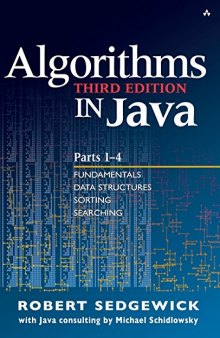 Algorithms in Java, Parts 1-4 Fundamentals, data structures, sorting, searching