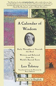 A Calendar of Wisdom: Daily Thoughts to Nourish the Soul