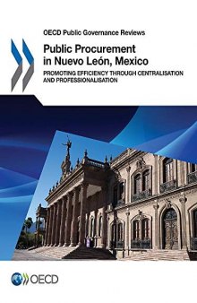 Public procurement in Nuevo León, Mexico promoting efficiency through centralisation and professionalisation