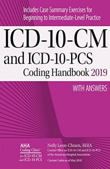 ICD-10-CM and ICD-10-PCS Coding Handbook, with Answers, 2019 Rev. Ed.