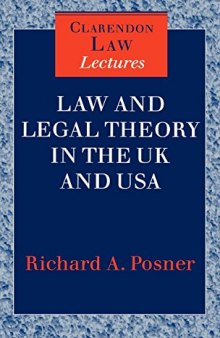 Law and Legal Theory in England and America