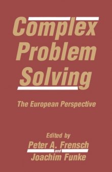 Complex problem solving: The European perspective