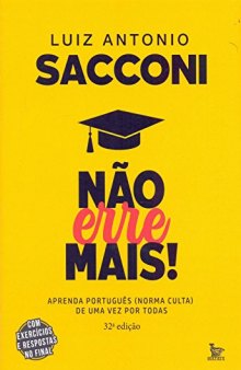 Não Erre Mais - Aprenda Português (Norma Culta) De Uma Vez Por Todas