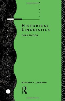 Historical Linguistics: an introduction