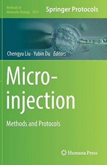 Microinjection: Methods and Protocols