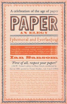 Paper: An Elegy