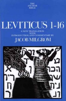 Leviticus 1-16 (Anchor Bible)