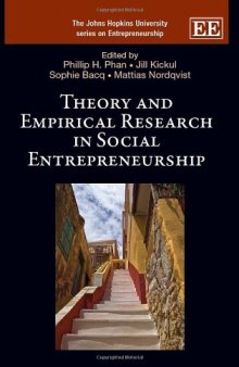 Theory and Empirical Research in Social Entrepreneurship