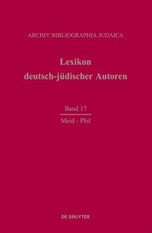 Lexikon deutsch-jüdischer Autoren: Meid-Phil