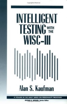 Intelligent Testing with the WISC-III