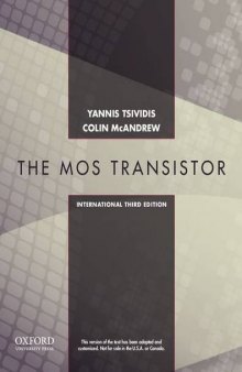 Operation and Modeling of the MOS Transistor