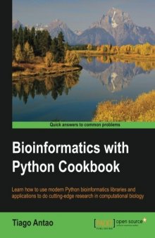 Bioinformatics with Python Cookbook