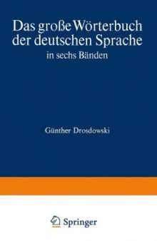 DUDEN Das große Wörterbuch der deutschen Sprache in sechs Bänden Band 4: Kam-N