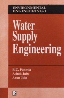 Water Supply Engineering: In S.I. Units