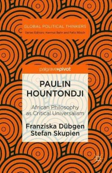 Paulin Hountondji: African Philosophy as Critical Universalism