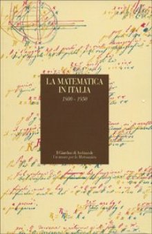 La matematica in Italia 1800-1950