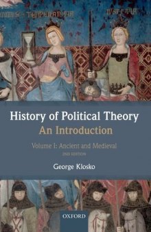 History of Political Theory: An Introduction, Volume 1: Ancient and Medieval, 2nd Edition