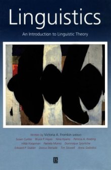 Linguistics: An Introduction to Linguistic Theory