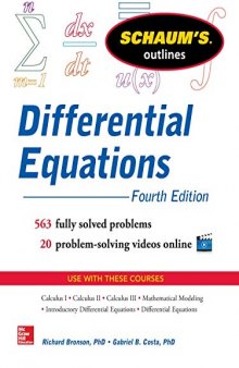 Schaum’s Outline of Differential Equations
