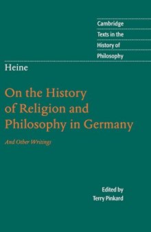 ’On the History of Religion and Philosophy in Germany’