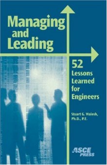 Managing and Leading: 52 Lessons Learned for Engineers