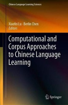 Computational and Corpus Approaches to Chinese Language Learning