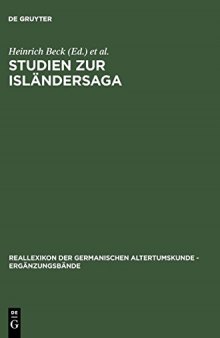 Studien zur Isländersaga: Festschrift für Rolf Heller