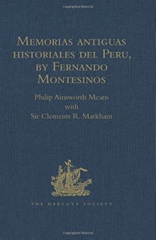 Memorias Antiguas Historiales del Peru