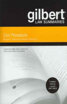 Gilbert Law Summaries on Civil Procedure