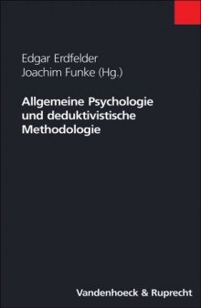 Allgemeine Psychologie und deduktivistische Methodologie